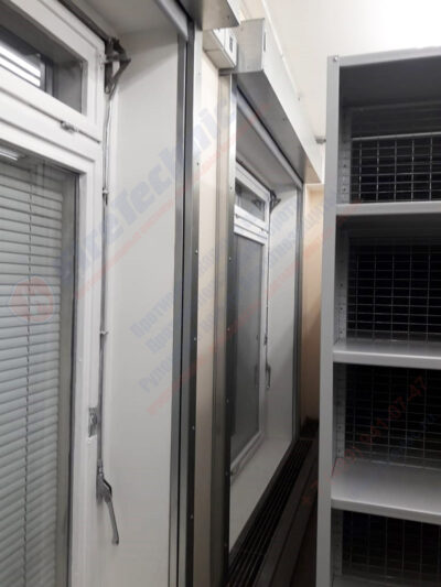 Противопожарные шторы FireTechnics на оконные проемы